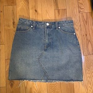 Forever 21 denim mini skirt